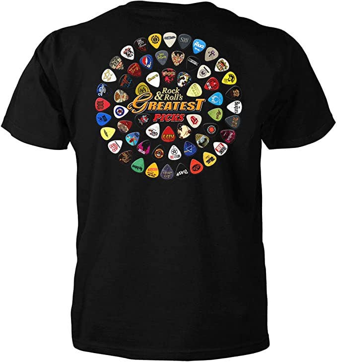 Rock & Roll's Greatest Picks - Music Ringspun Cotton T-Shirt