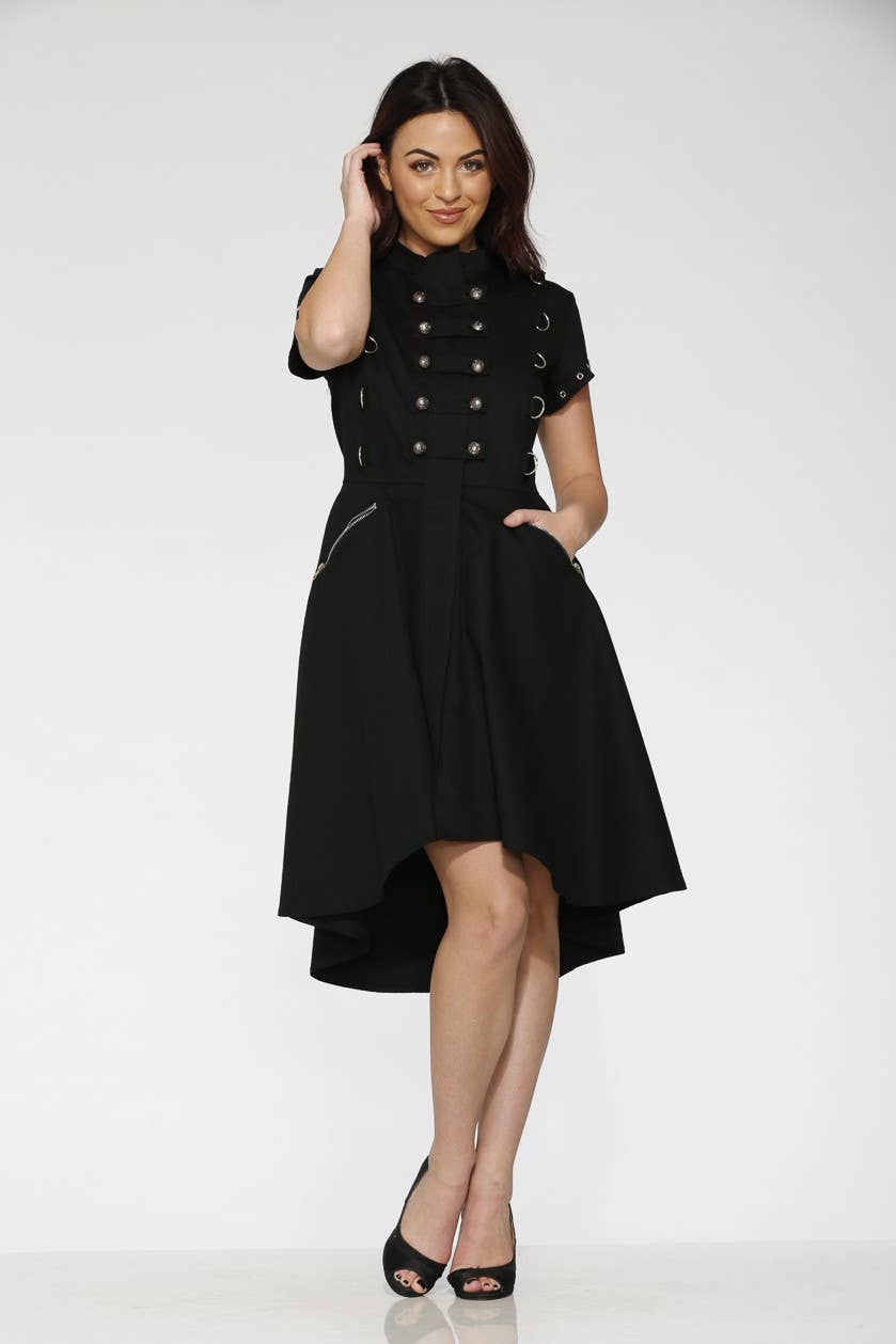 10270 Black HiLo Dress